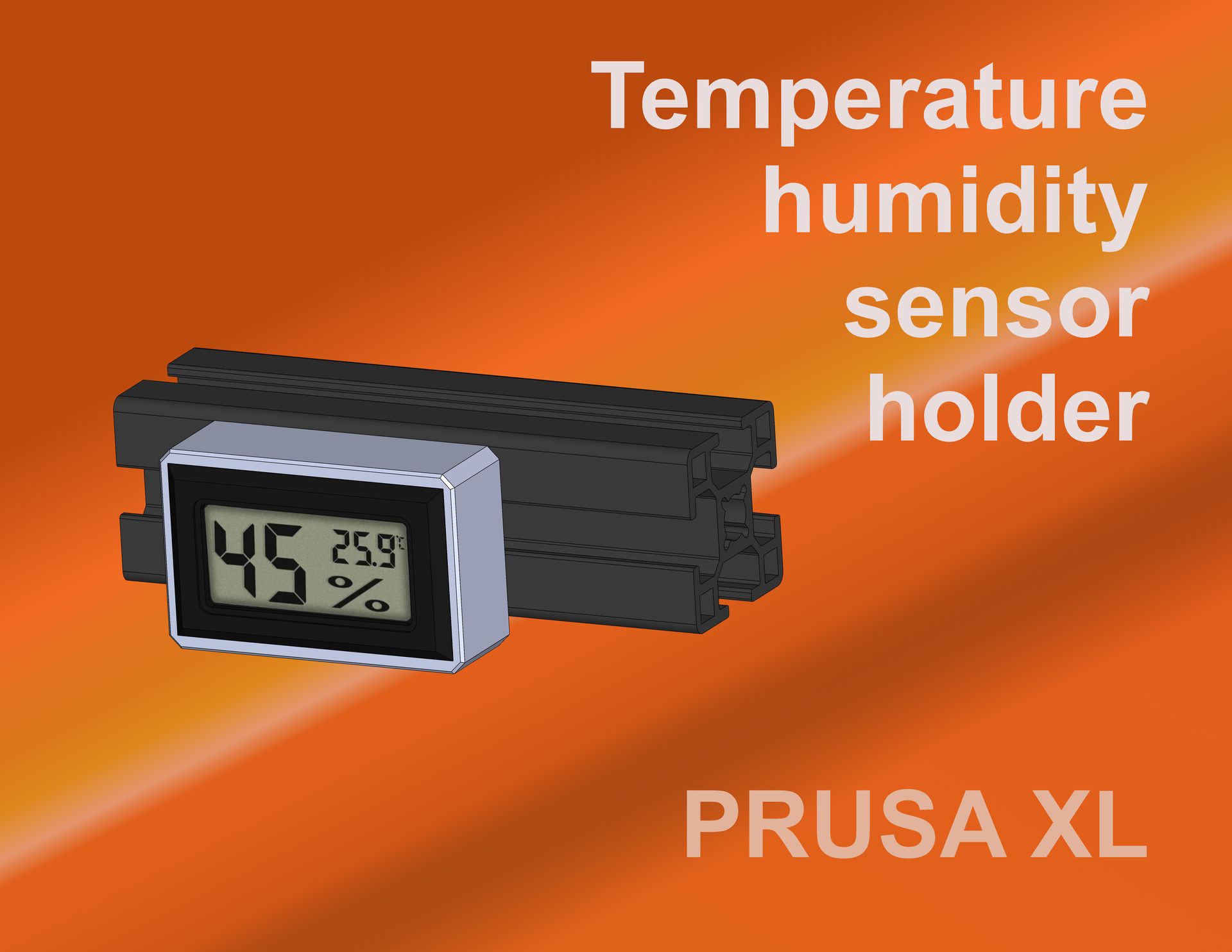 Temperature and humidity sensor holder for Prusa XL